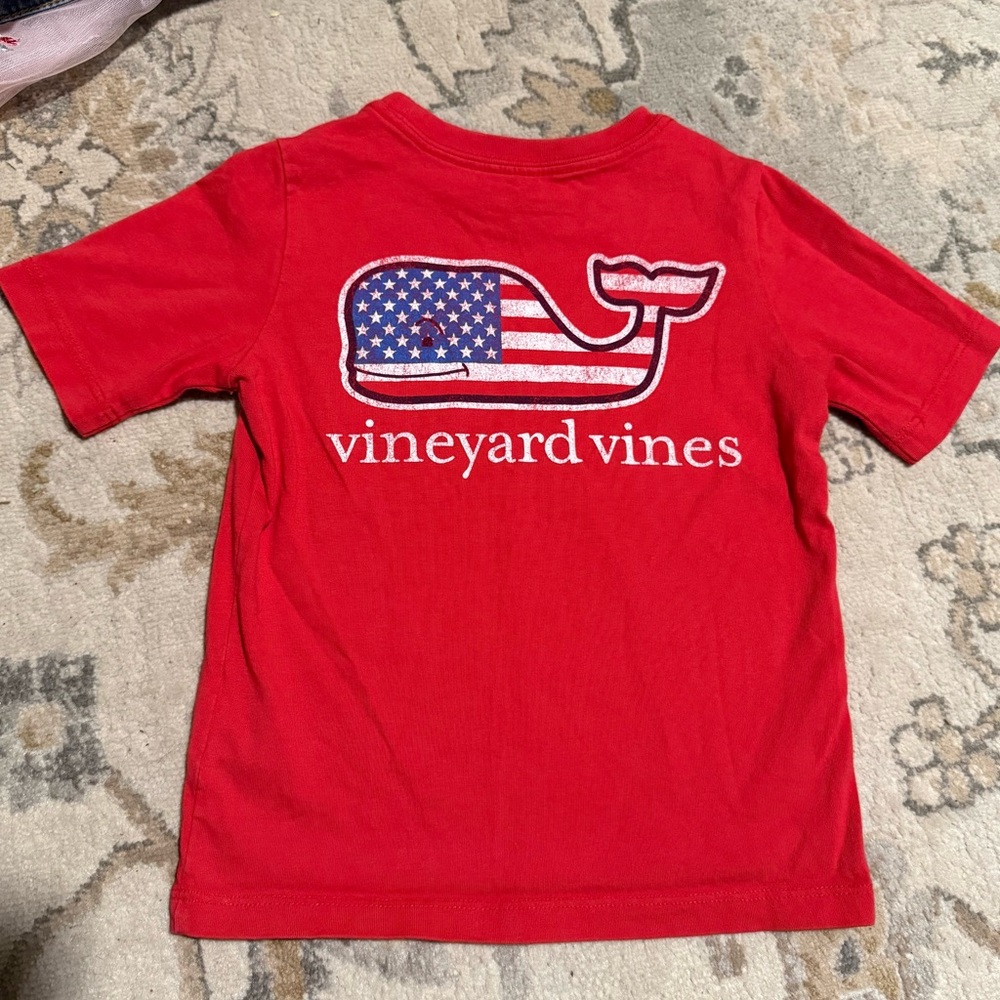 Vineyard Vines Kids Red T-Shirt 3T